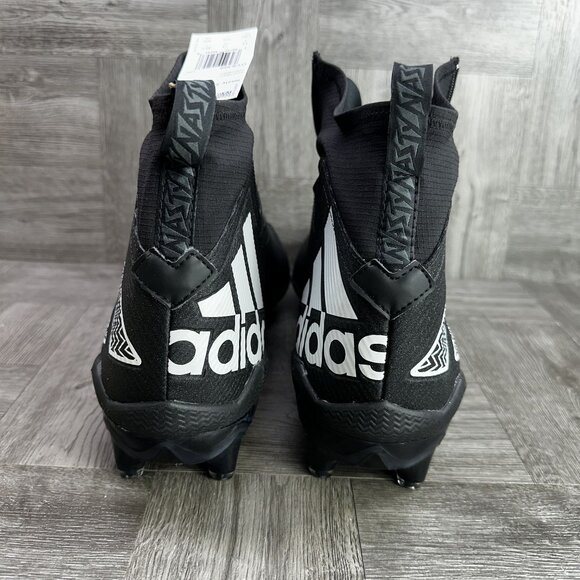 Adidas Nasty 2.0 Men's size 13.5 Black Zip Up Football Cleats - Picture 4 of 8